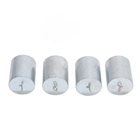 4PCS 200g Calibration Weights with Hook - Chrome Plated Steel Set