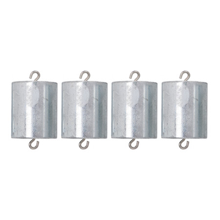 4PCS 200g Calibration Weights with Hook - Chrome Plated Steel Set