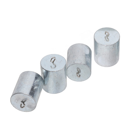 4PCS 200g Calibration Weights with Hook - Chrome Plated Steel Set