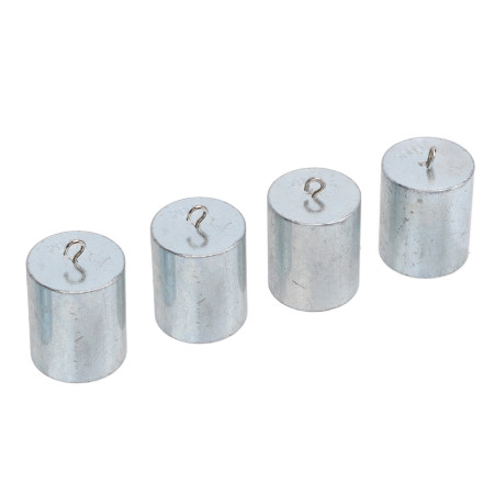 4PCS 200g Calibration Weights with Hook - Chrome Plated Steel Set