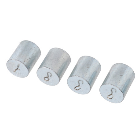 4PCS 200g Calibration Weights with Hook - Chrome Plated Steel Set