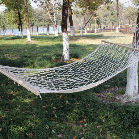 Portable Outdoor Mesh Hammock Swing for Travel & Camping