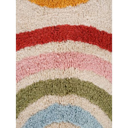 RAINBOW Pattern Bath Rug Tufted Bathroom Rug Bathroom Decor