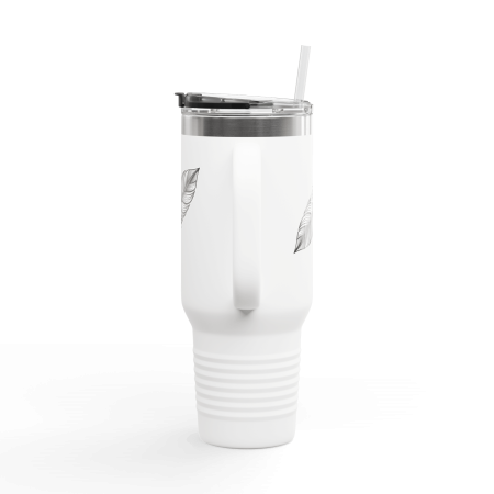 Tumbler for New York Commuters Stainless Steel Feather Insulated Travel Mug