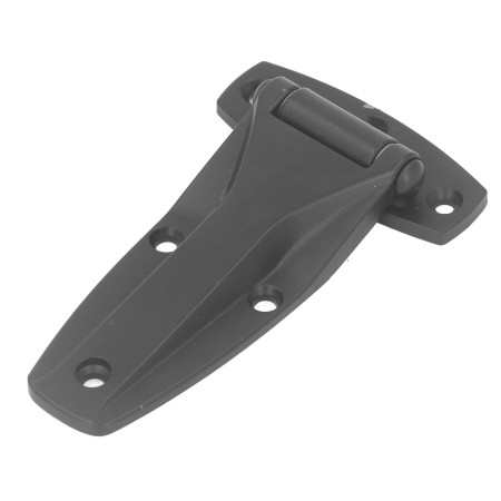 T Hinge Soft Close Tee Hinge - Durable Zinc Alloy for Toolbox and Car Doors - Black