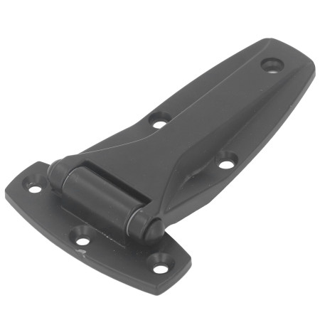 T Hinge Soft Close Tee Hinge - Durable Zinc Alloy for Toolbox and Car Doors - Black