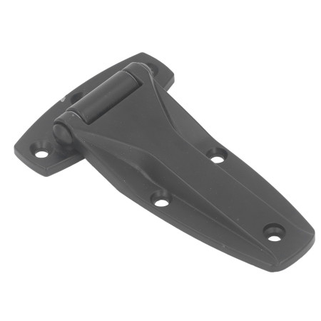 T Hinge Soft Close Tee Hinge - Durable Zinc Alloy for Toolbox and Car Doors - Black