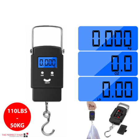 Portable Fish Scale Travel LCD Digital Hanging Luggage Electronic