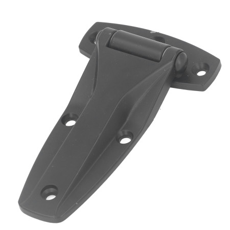 T Hinge Soft Close Tee Hinge - Durable Zinc Alloy for Toolbox and Car Doors - Black