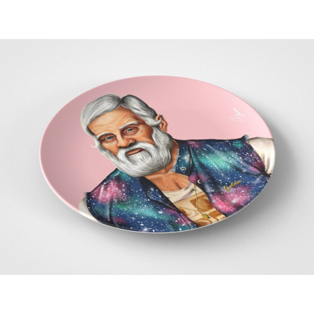 Galileo // 10" Round Plate // Science Gift Idea