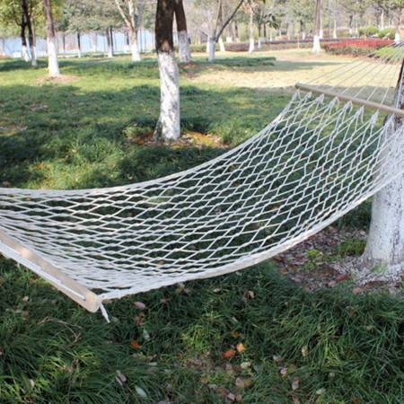 Portable Outdoor Mesh Hammock Swing for Travel & Camping