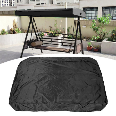 Waterproof Dust-Proof Swing Canopy Cover - Black