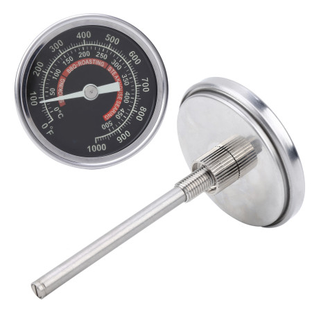 TSBX51 Stainless Steel Oven Grill Thermometer | 1000℉ Temperature Gauge