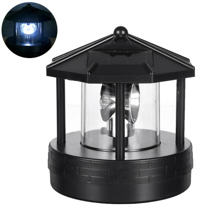 Solar Powered Lighthouse LED Light - Perfect for Garden & Patio