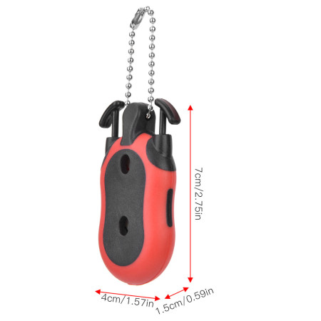 Portable Golf Score Counter - Compact & Durable Golfing Accessory (Red)