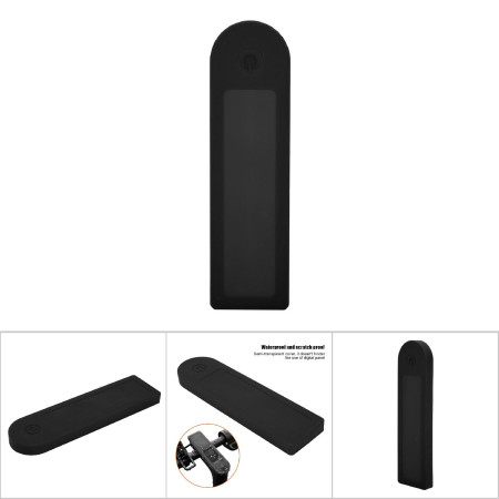 Universal Waterproof Silica Gel Display Cover for Xiaomi M365 Scooter - Black