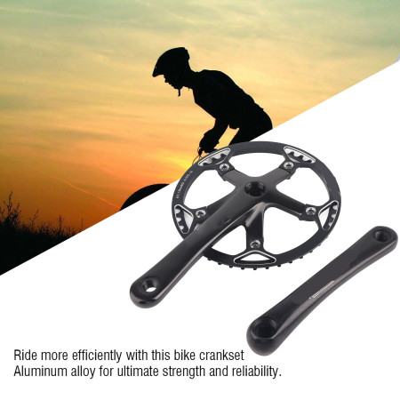 Meijun Bike Crankset 170mm - Enhance Your Ride's Efficiency with 45T Chain Ring