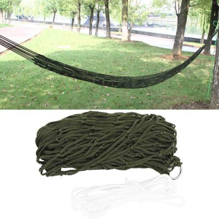 Outdoor Mesh Hammock for Camping - Lightweight Nylon Hammock