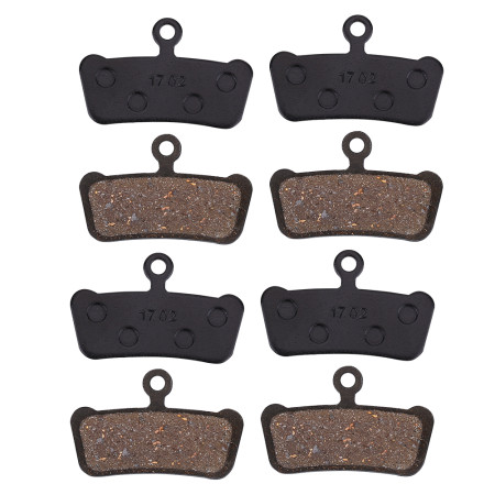 4 Pairs Mountain Bike Metallic Disc Brake Pads for Avid XO E7 E9 Trail Guide