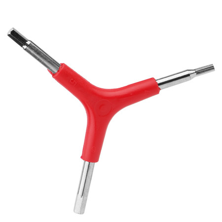 Portable Lightweight Three-Way Hex Wrench for Bicycle Maintenance