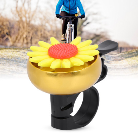 Quality Ultralight Bicycle Bell - Cute Flower Design & Clear Sound