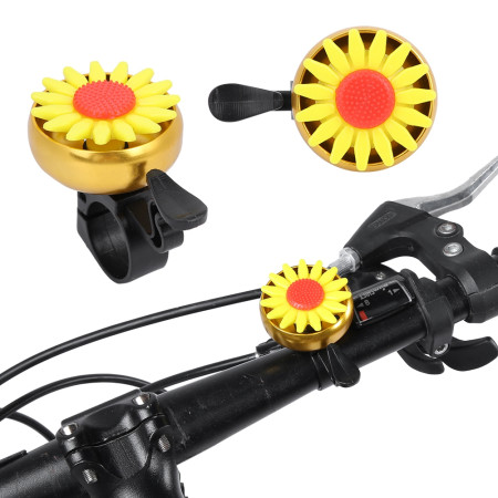 Quality Ultralight Bicycle Bell - Cute Flower Design & Clear Sound