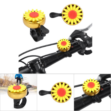 Quality Ultralight Bicycle Bell - Cute Flower Design & Clear Sound