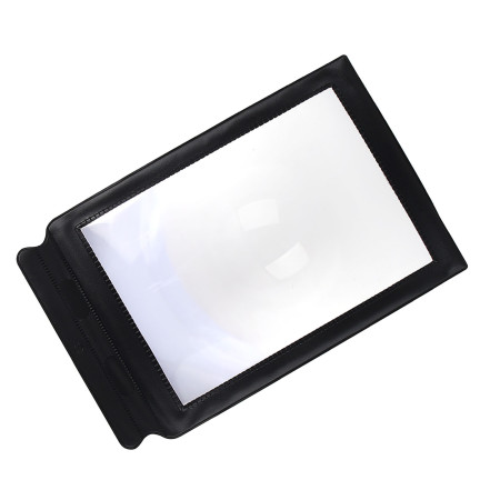 A4 Full Page 3x Magnifier Sheet - Large Magnifying Glass Reading Aid