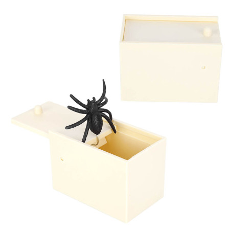 Simulation Fake Spider Box - Ultimate Prank Toy for Halloween & April Fool's