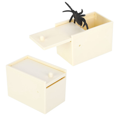 Simulation Fake Spider Box - Perfect Prank Toy for Halloween & April Fool's