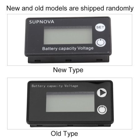 LCD 12V Battery Capacity Indicator Tester - Universal Digital Voltmeter