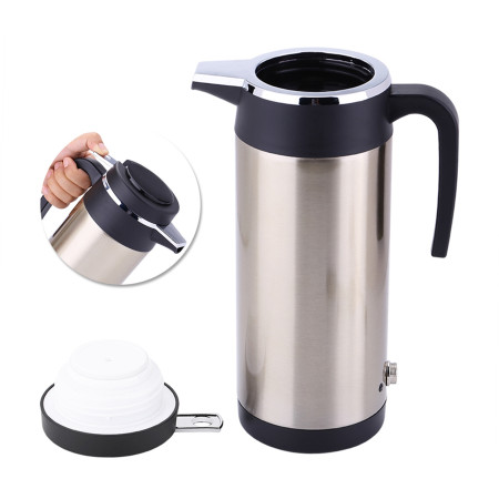 850ml 24V Travel Car Kettle - Boil Water Anywhere Safely & Efficiently