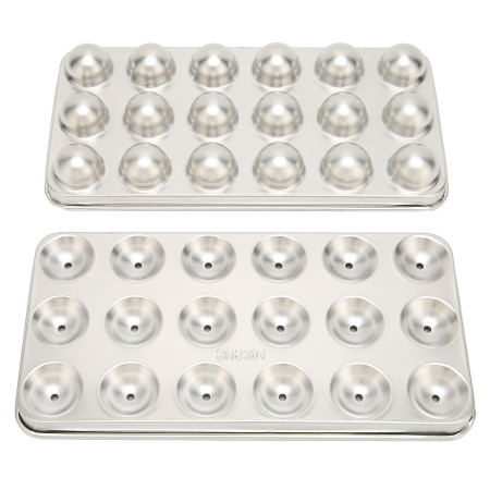 304 Stainless Steel Ice Tray Mold – Spherical Ice Cooling for Wine, Bars & More