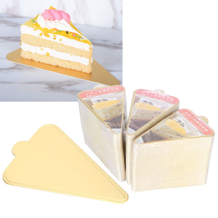 300pcs Triangular Mousse Cake Boards - Elegant Dessert Display Solution