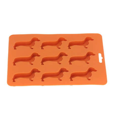 Dog Shaped Silicone Ice Cube Trays