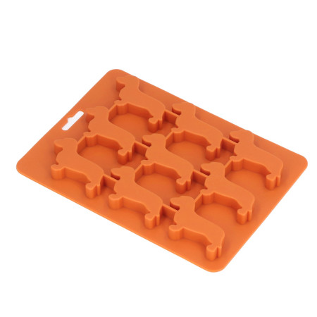 Dog Shaped Silicone Ice Cube Trays - Perfect for Chocolate & More