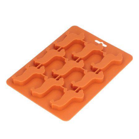 Dog Shaped Silicone Ice Cube Trays - Perfect for Chocolate & More