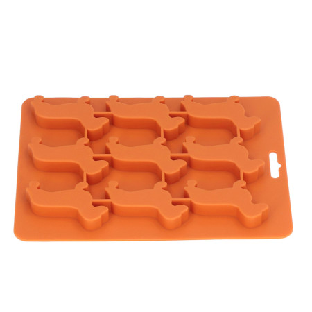 Dog Shaped Silicone Ice Cube Trays - Perfect for Chocolate & More