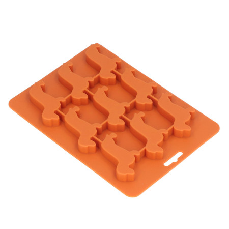 Dog Shaped Silicone Ice Cube Trays - Perfect for Chocolate & More