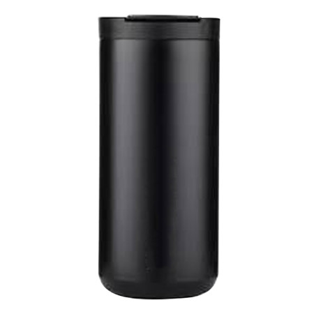 400ml Black Metal Coffee Mug - Simple Modern Tumbler